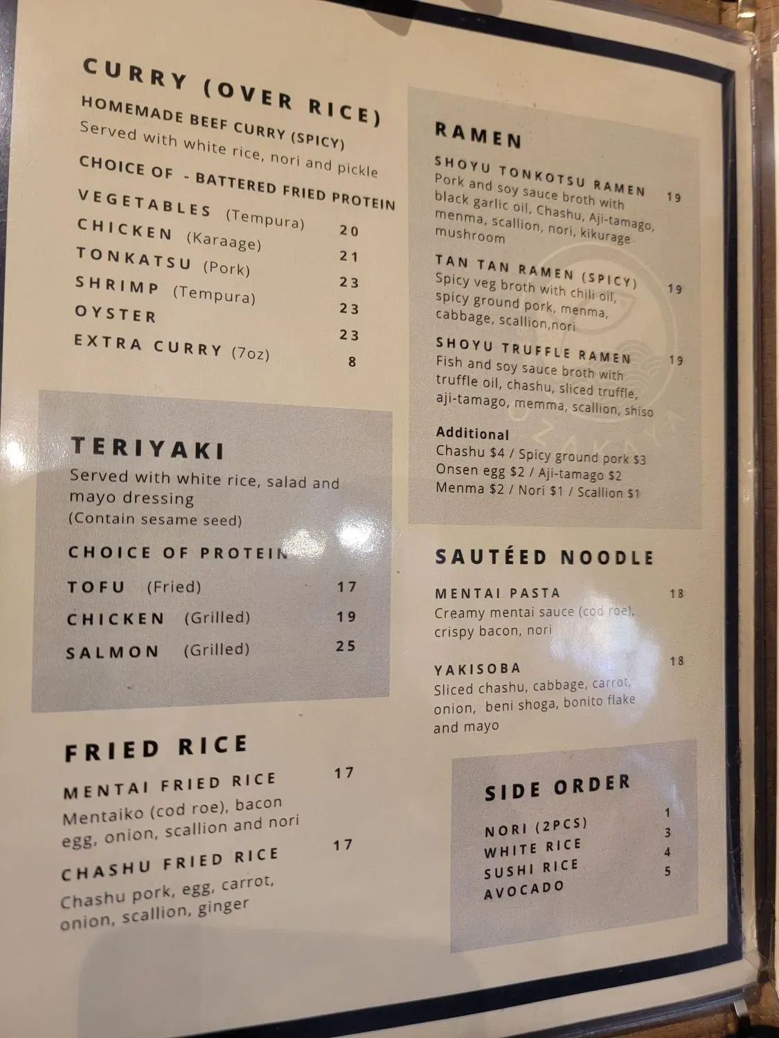 Menu 2