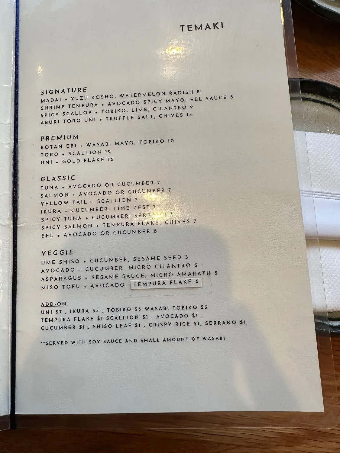 Menu 4