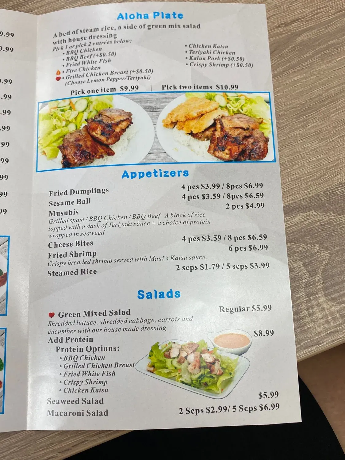 Menu 3