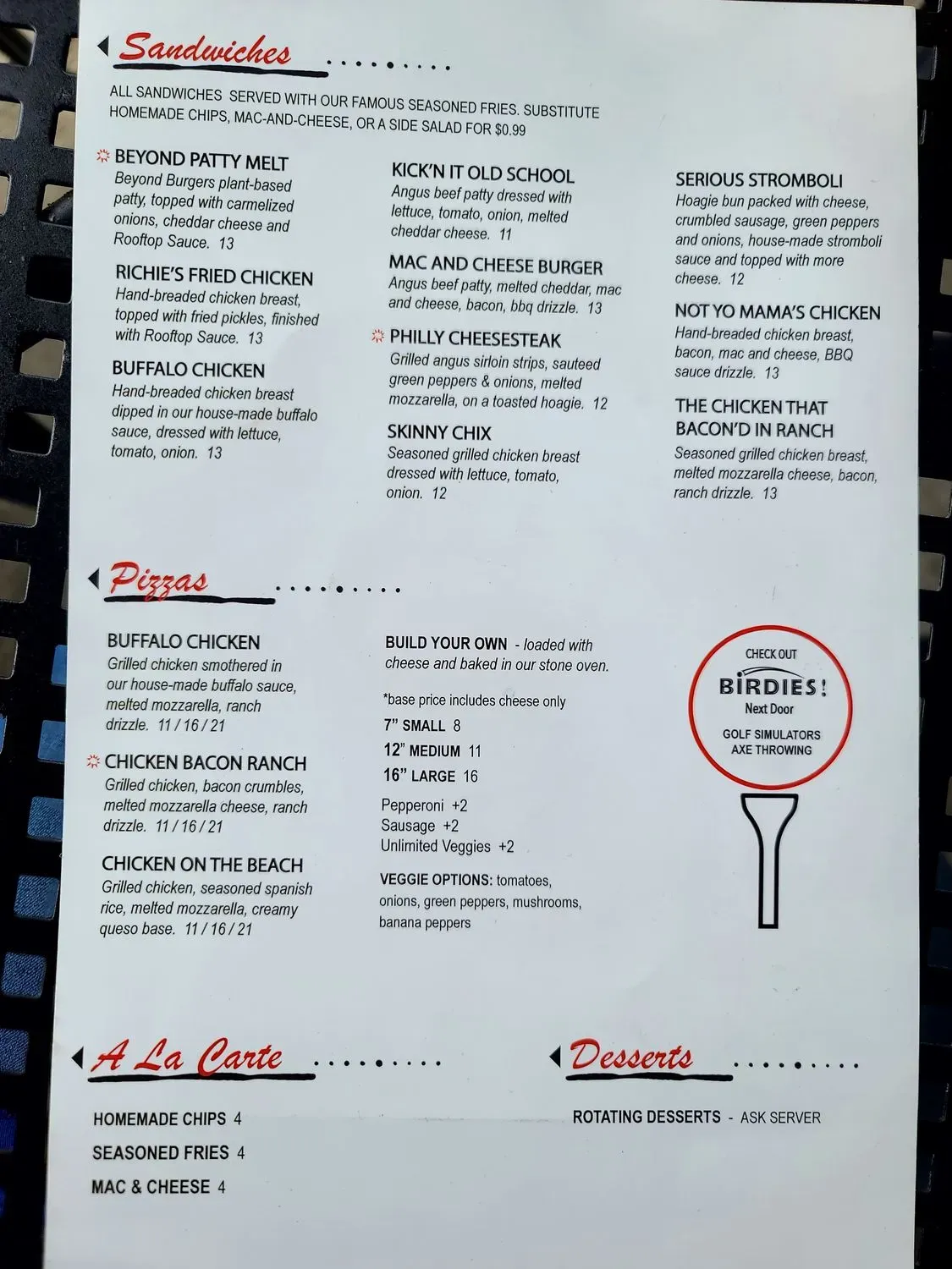 Menu 2