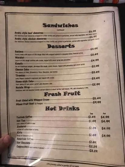 Menu 3