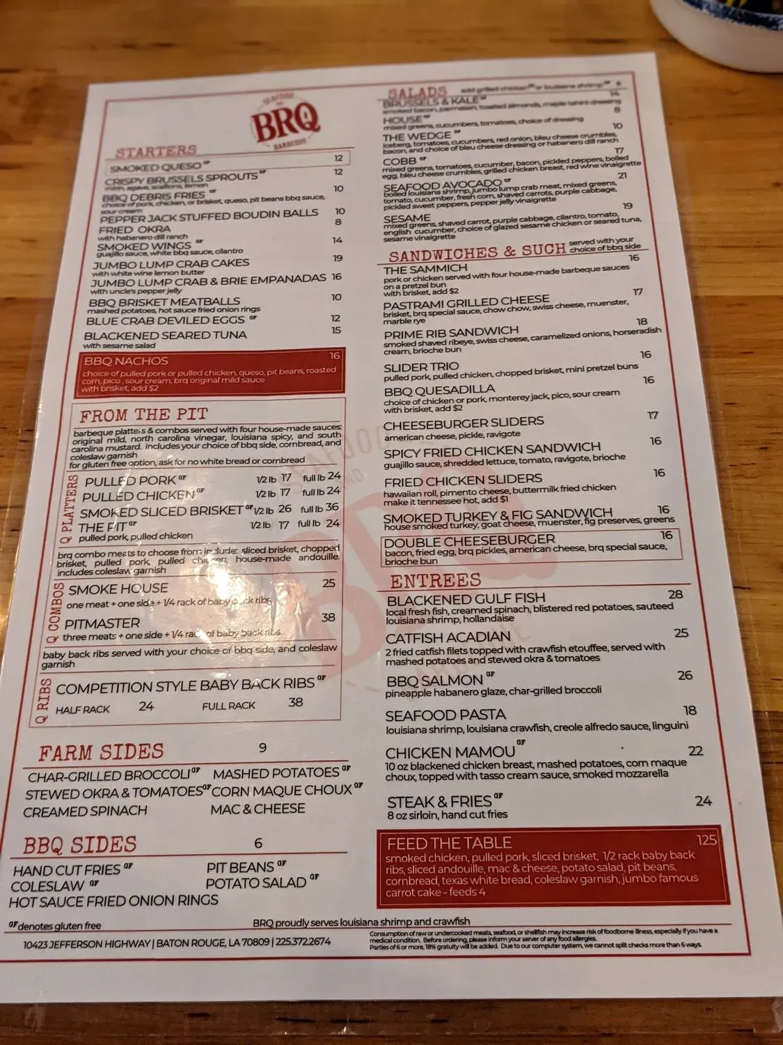 Menu 6