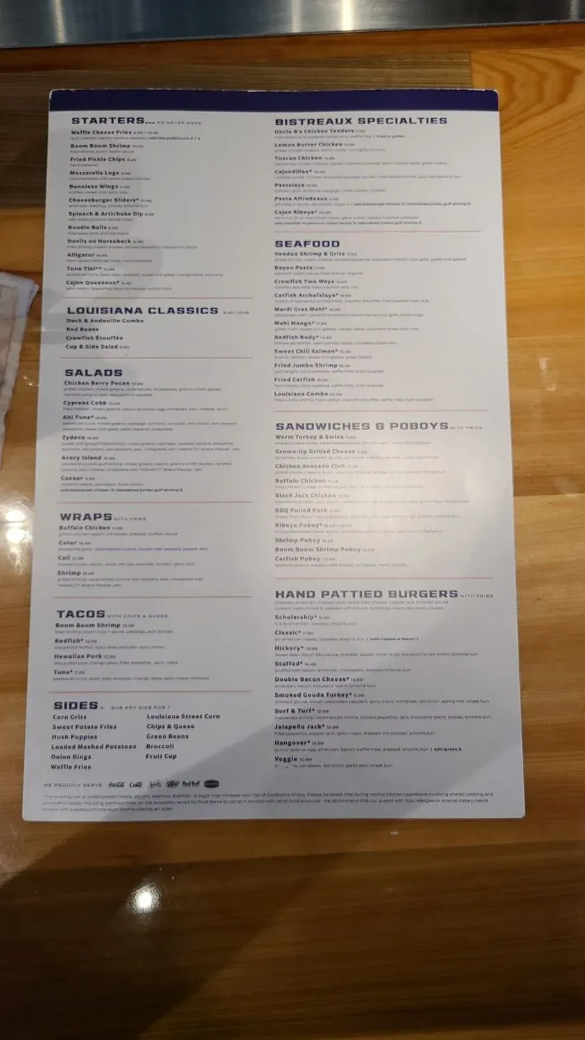 Menu 6