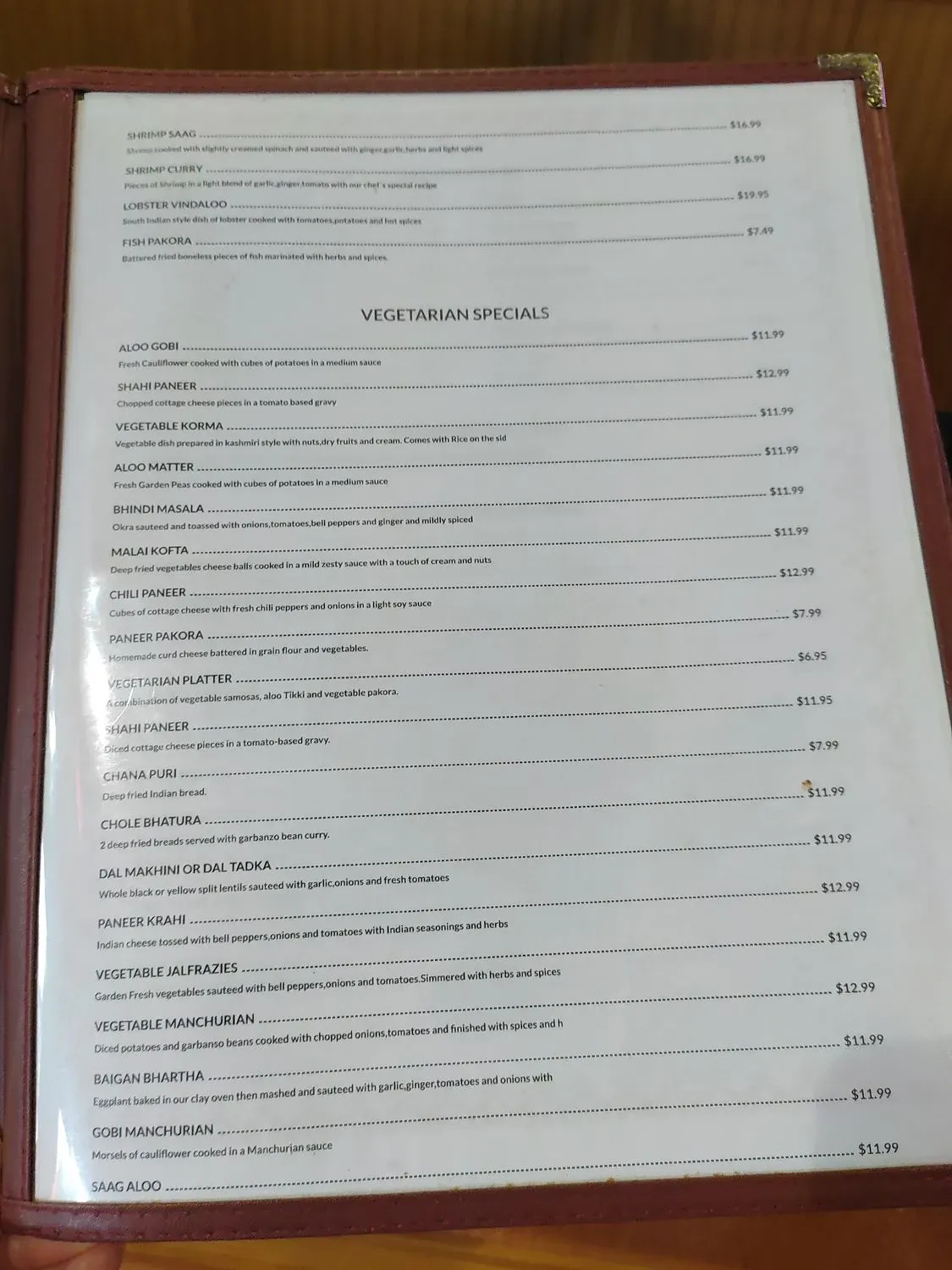 Menu 6