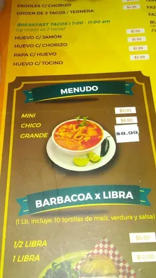 Menu 6