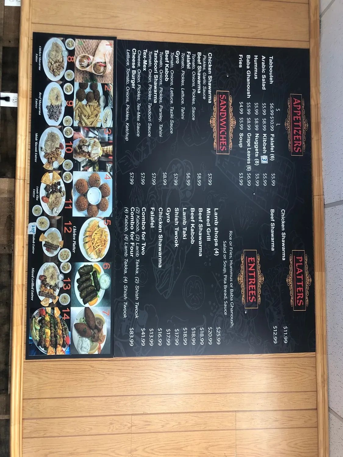 Menu 5