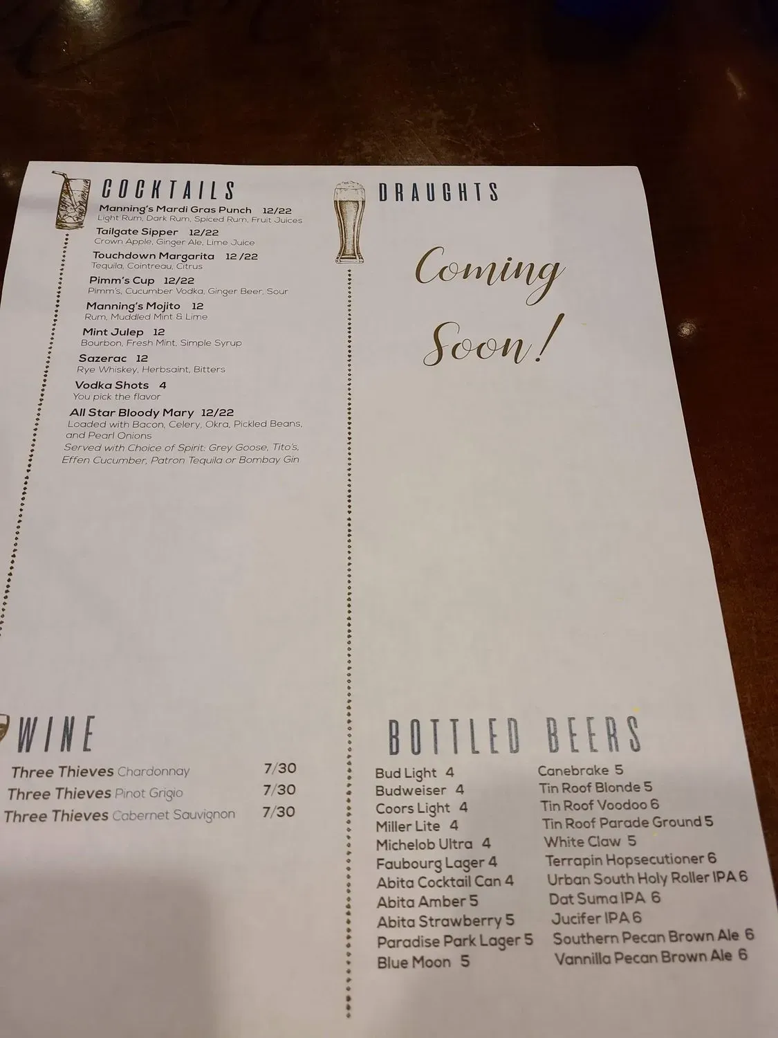 Menu 2