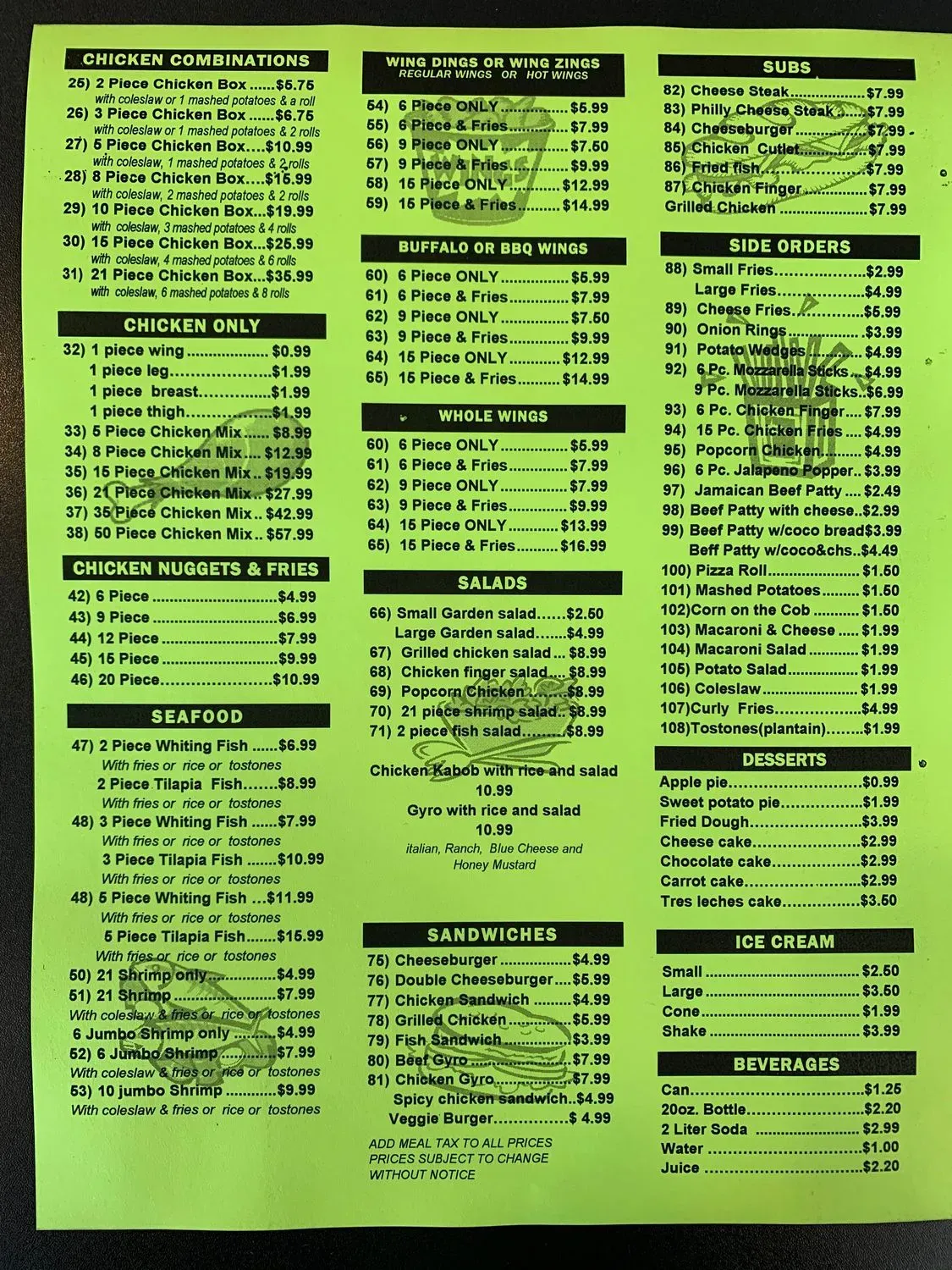 Menu 3