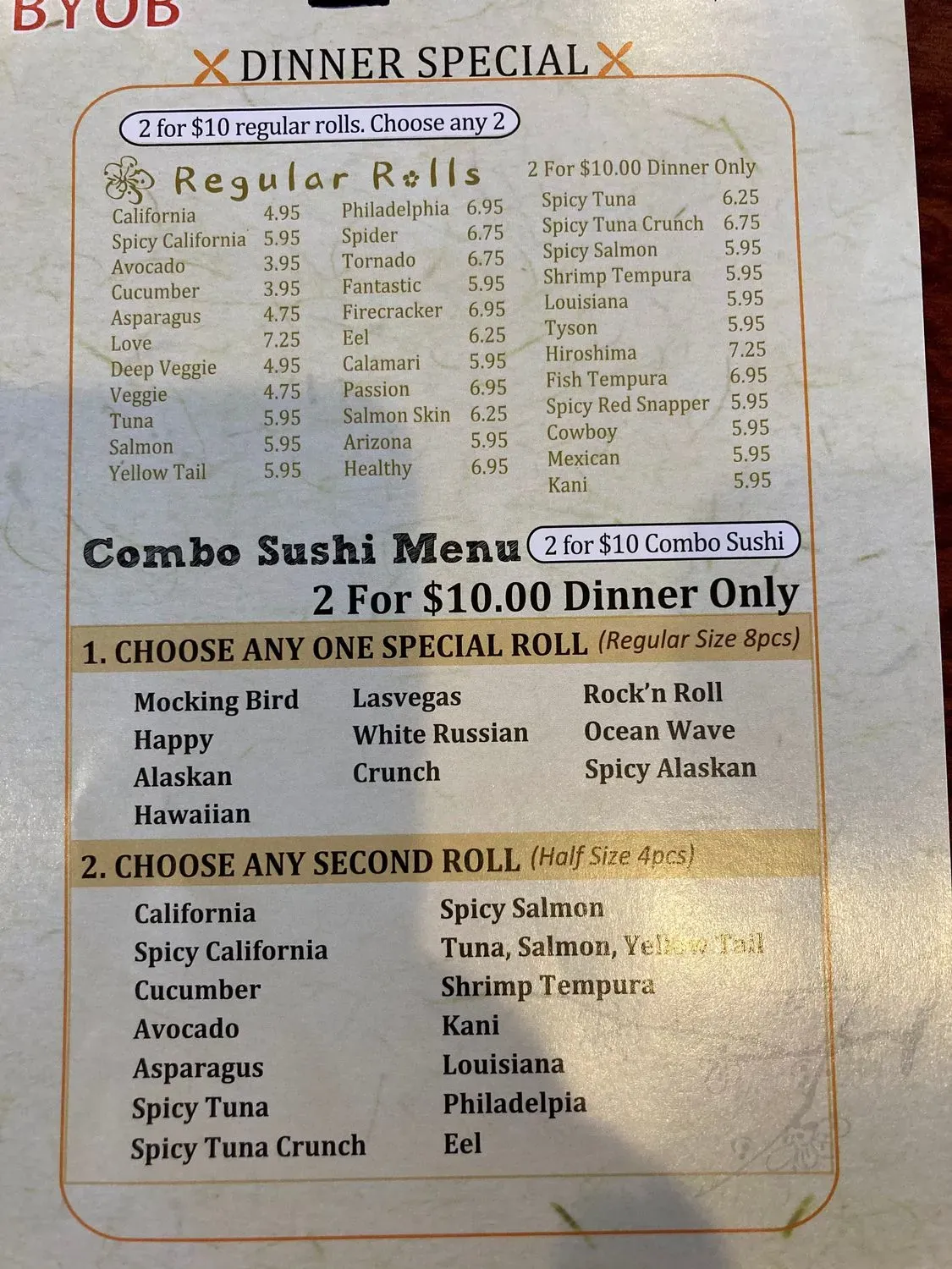 Menu 4