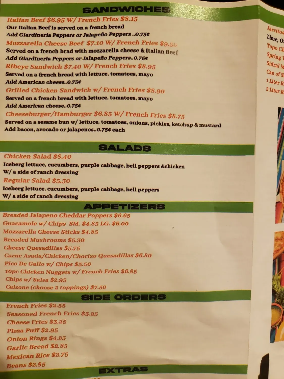 Menu 4