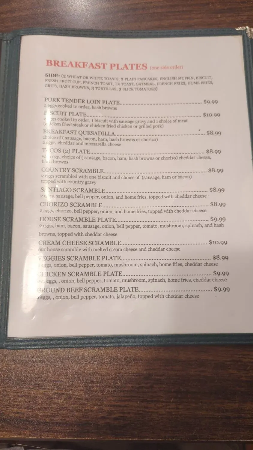 Menu 4