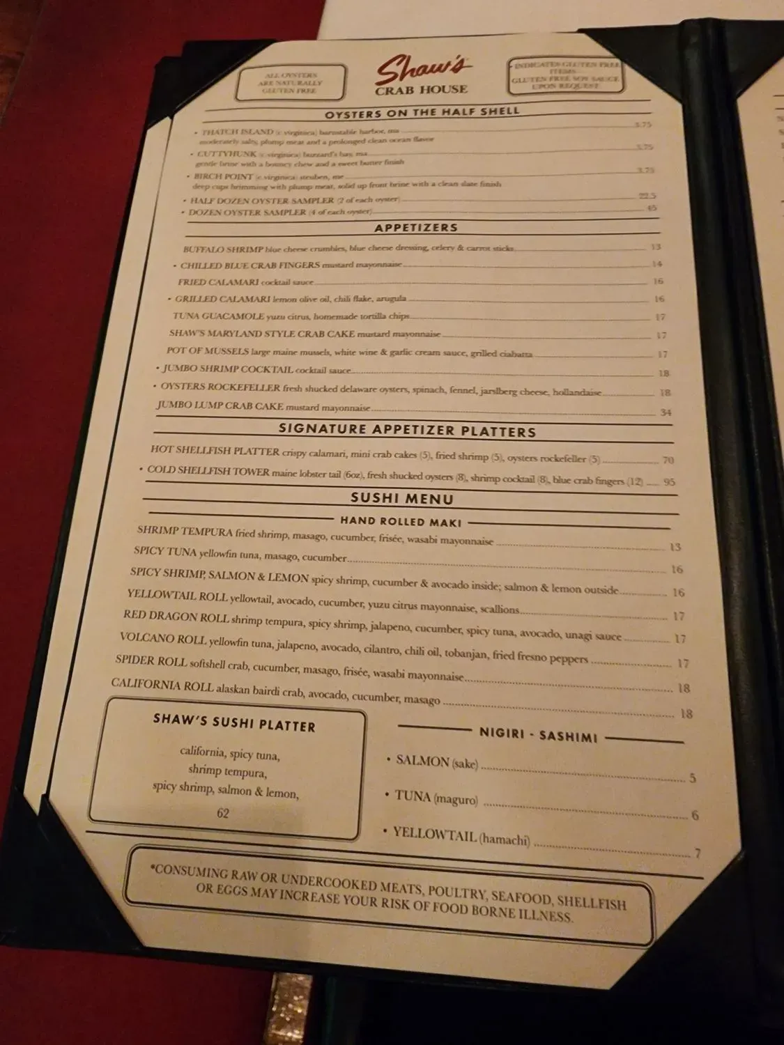 Menu 5