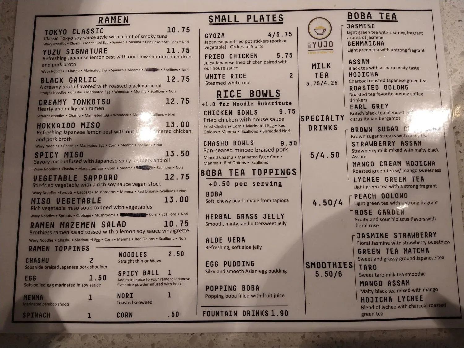 Menu 2