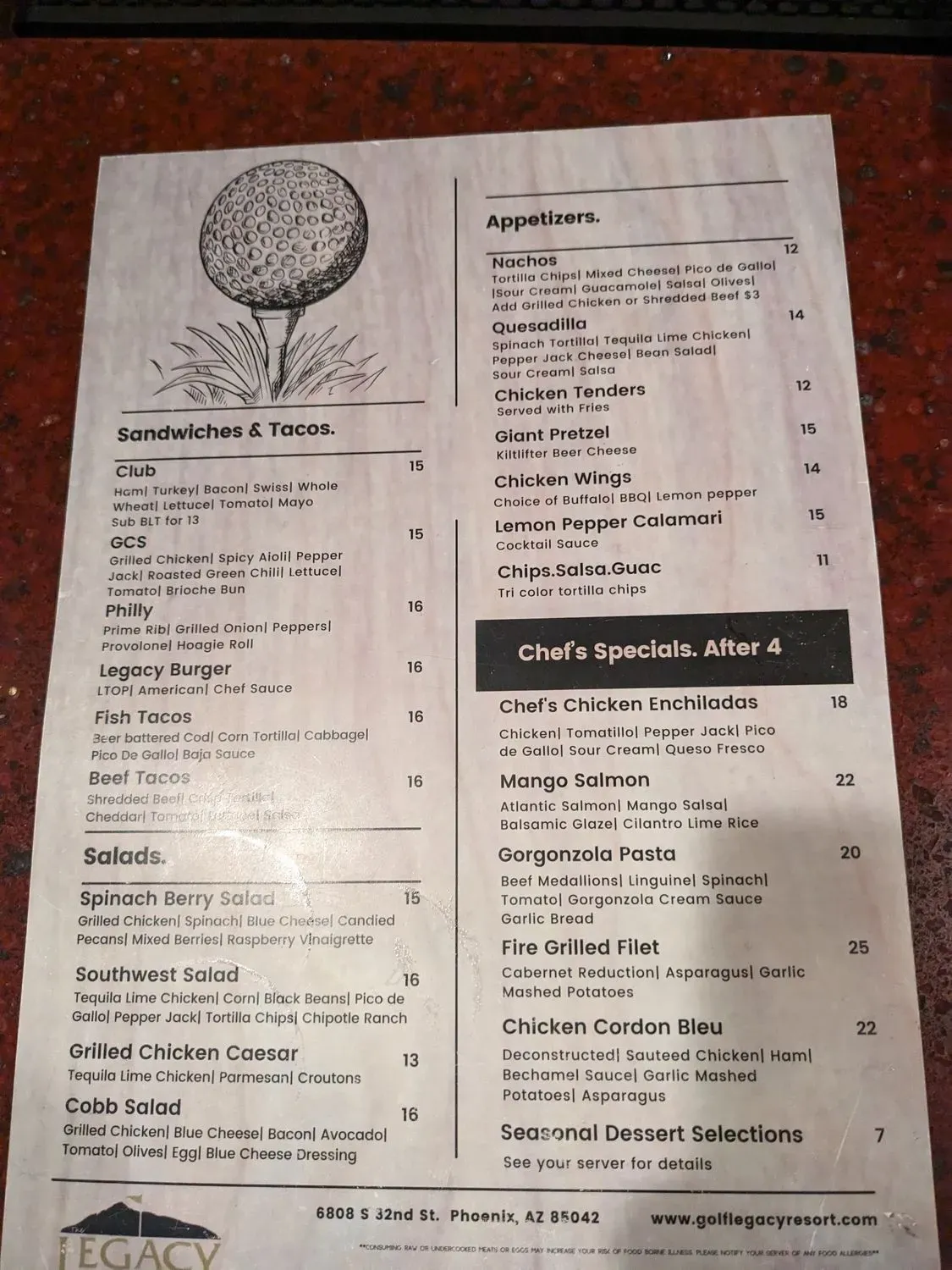 Menu 2