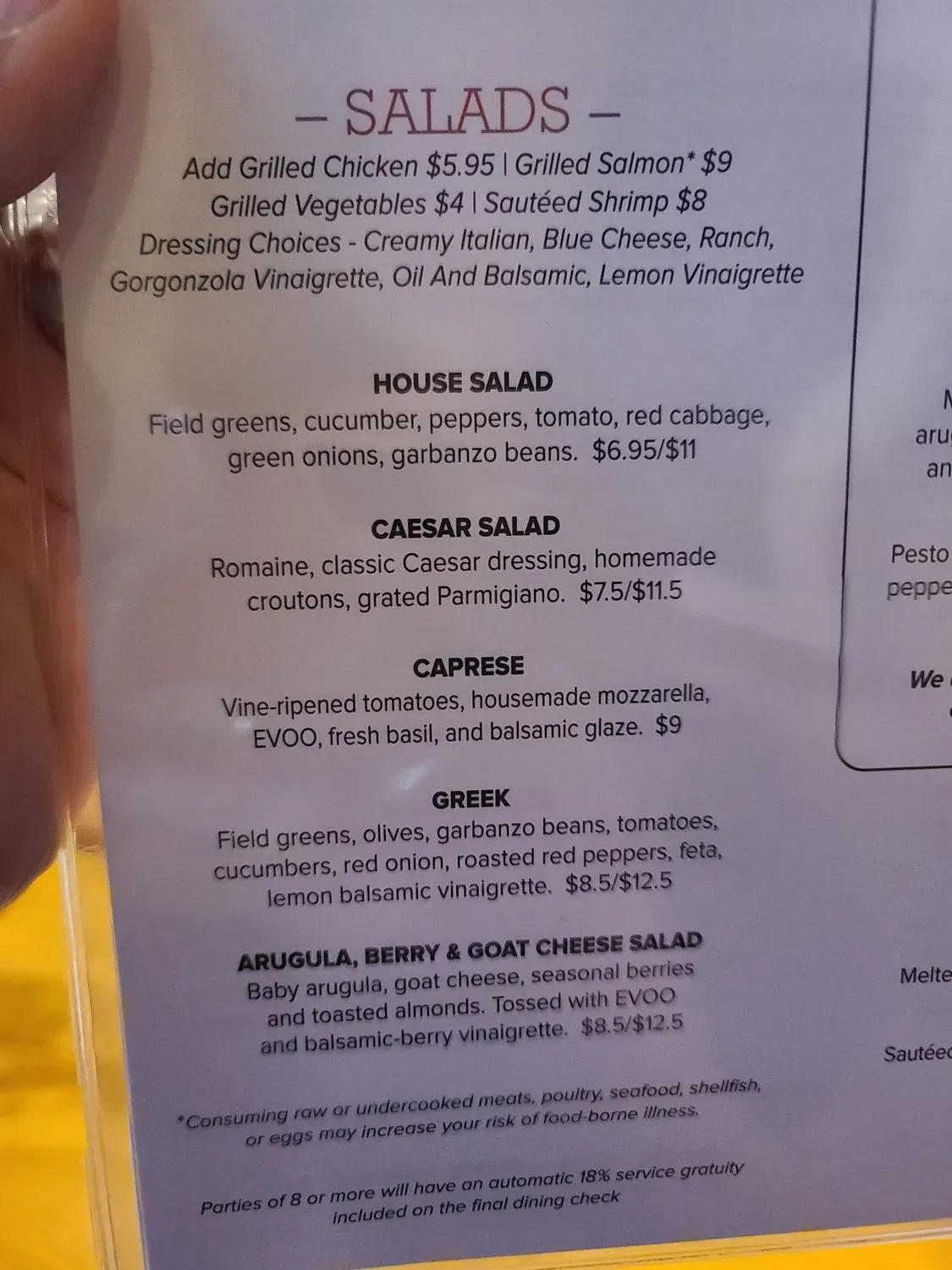 Menu 3