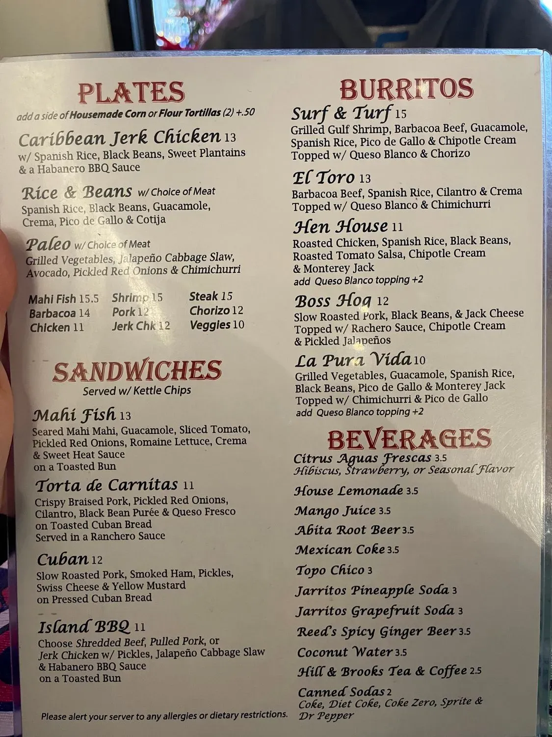 Menu 3