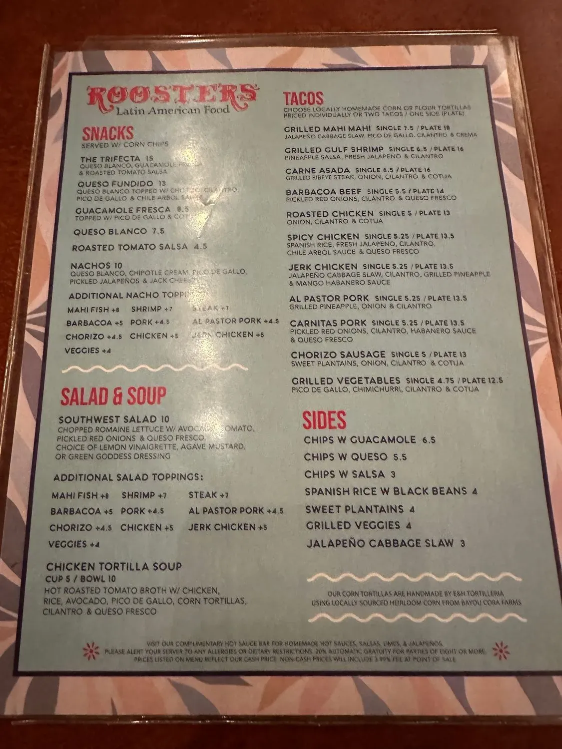 Menu 6