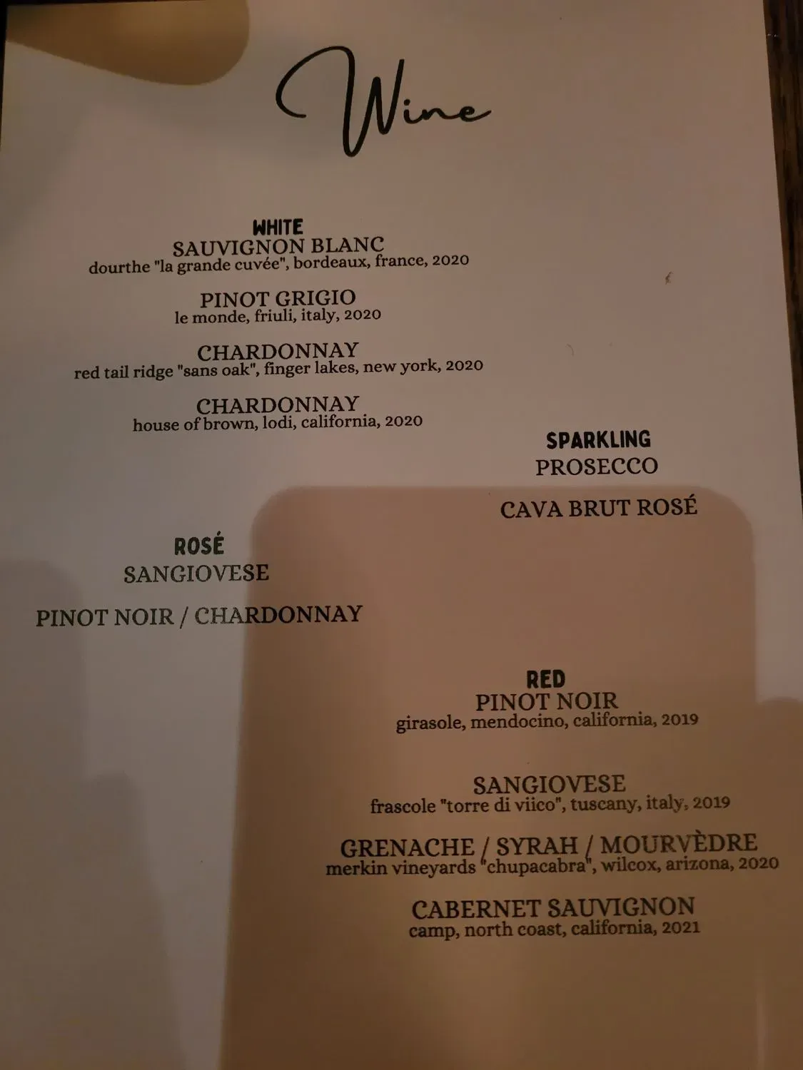 Menu 4