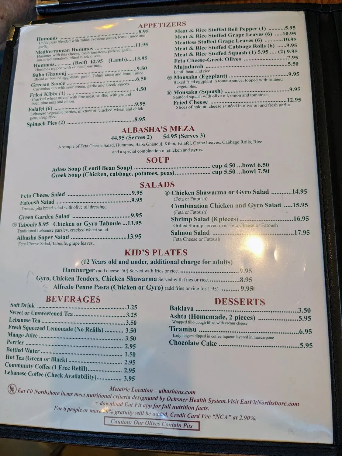 Menu 3