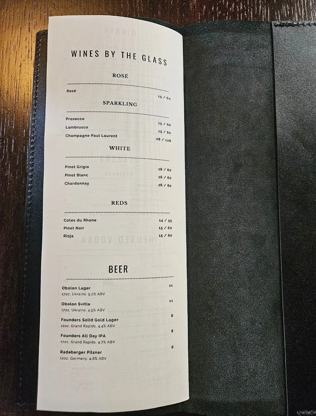 Menu 6