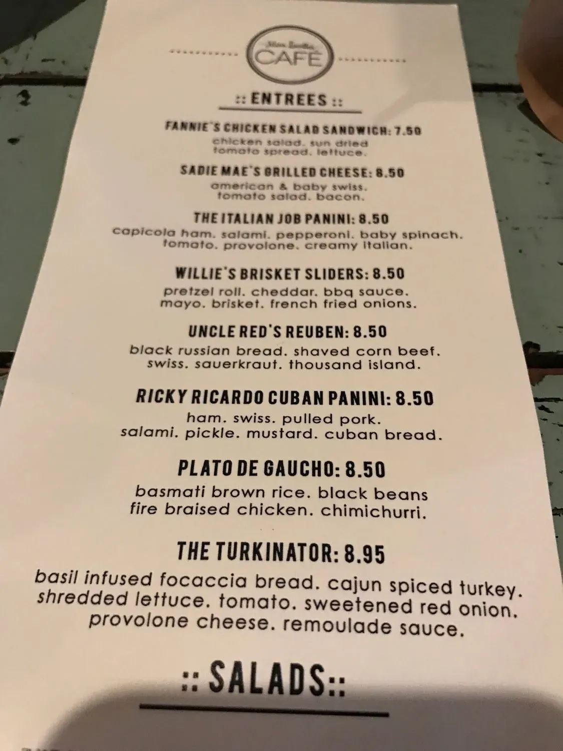 Menu 6