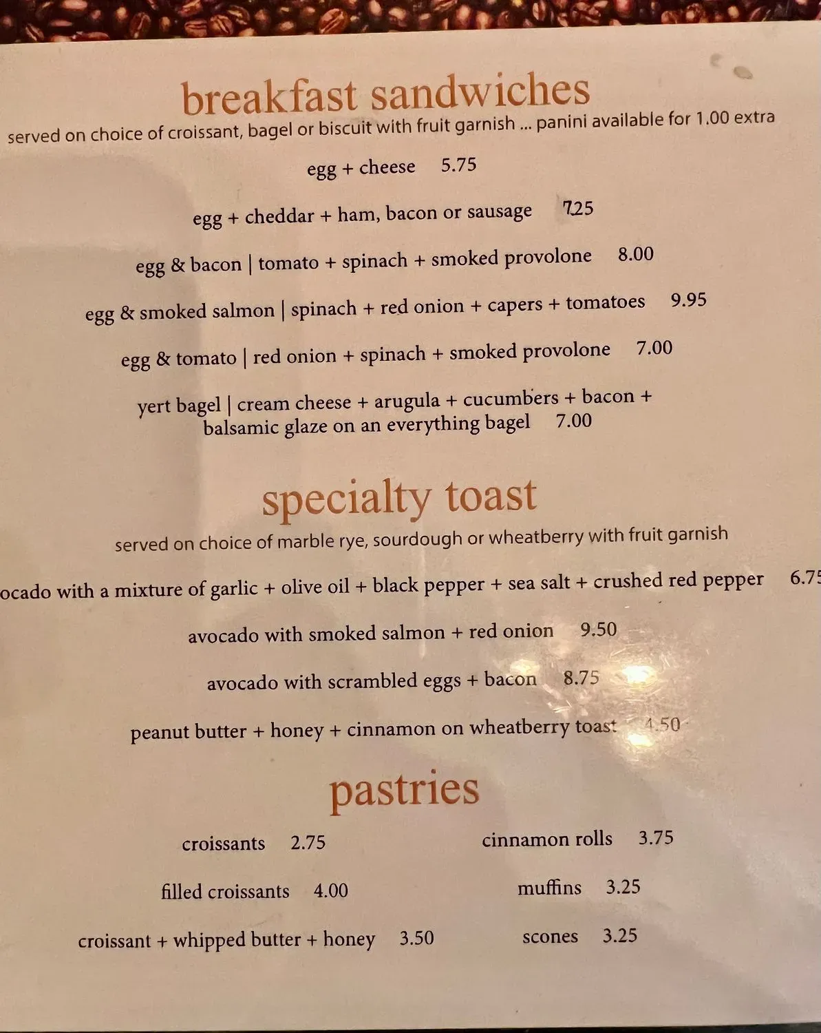 Menu 4