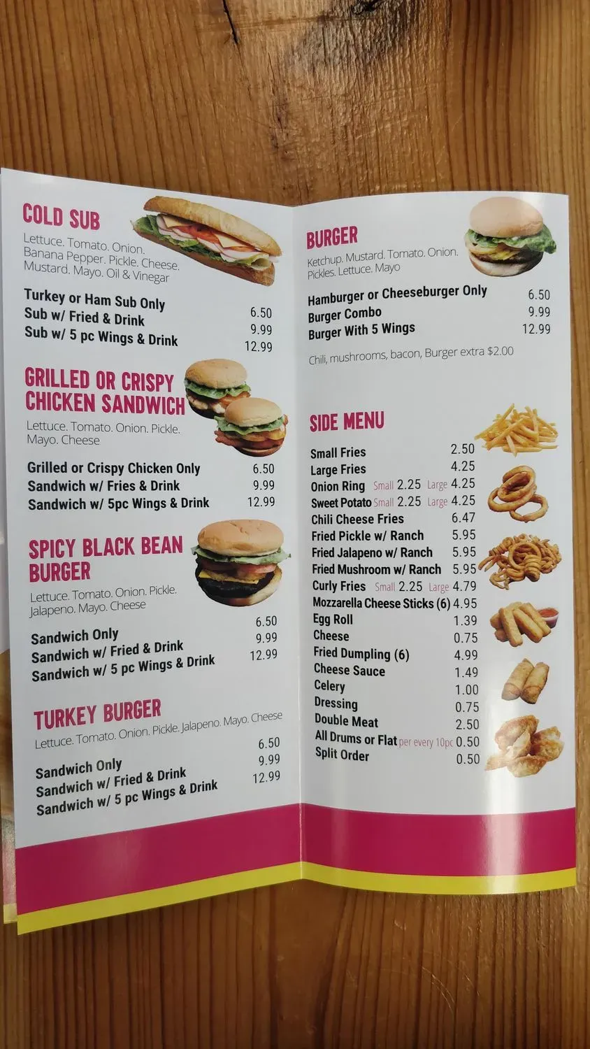 Menu 5