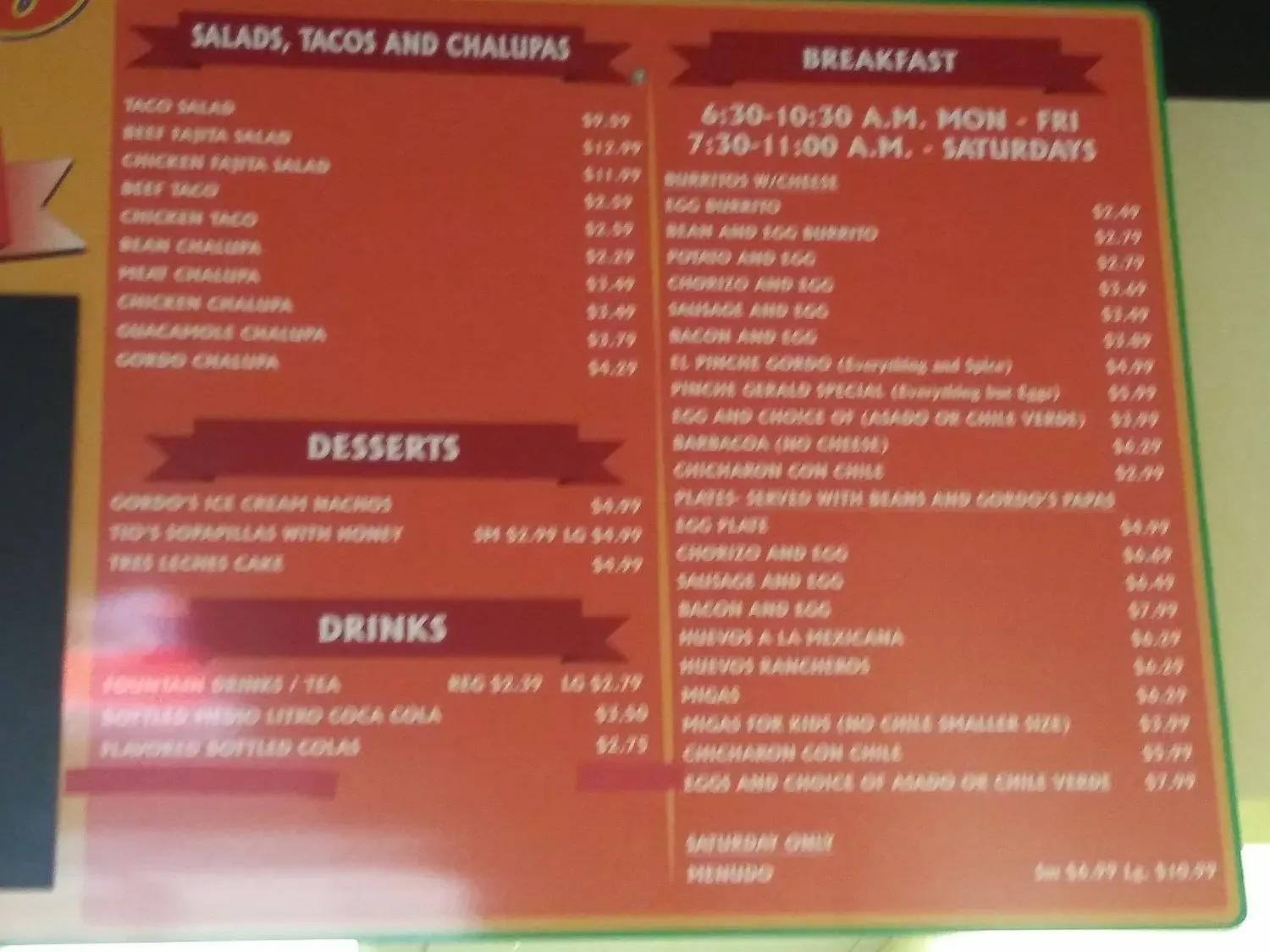 Menu 3