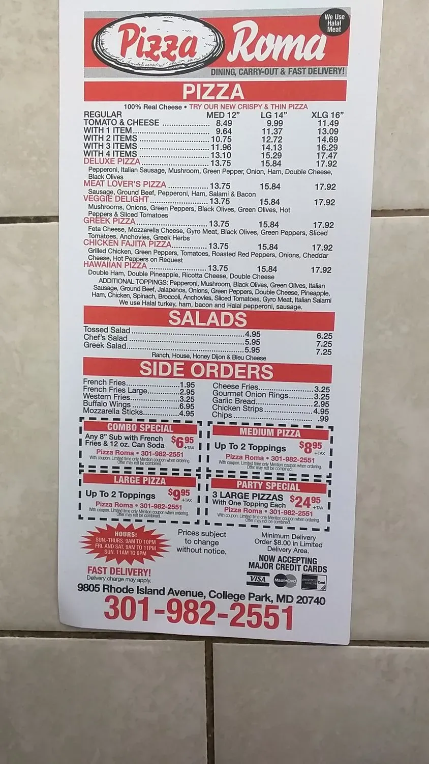 Menu 4