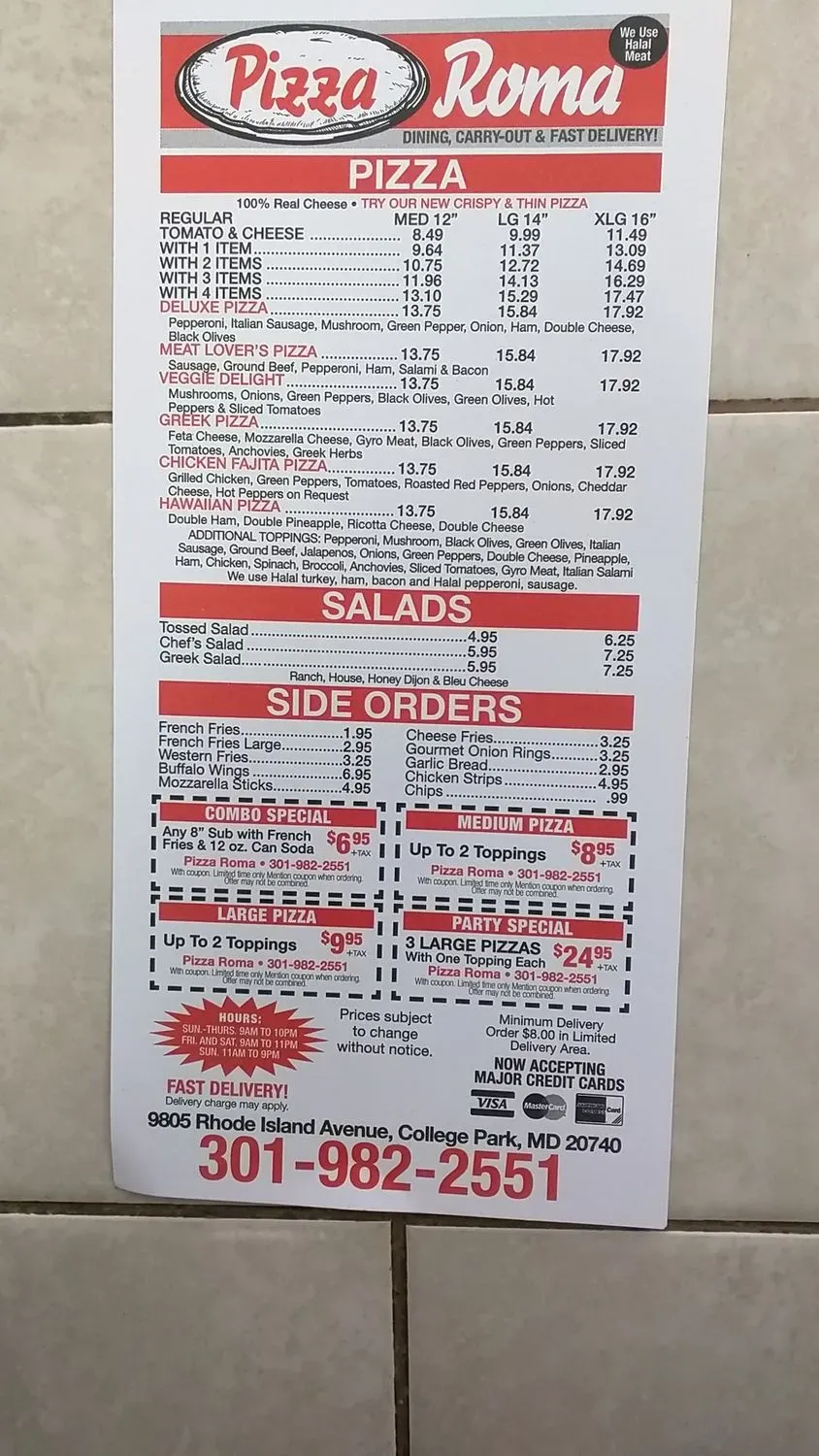 Menu 4