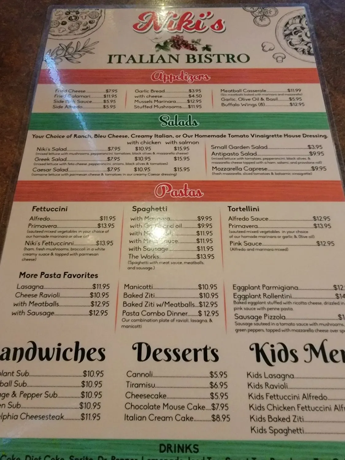 Menu 3