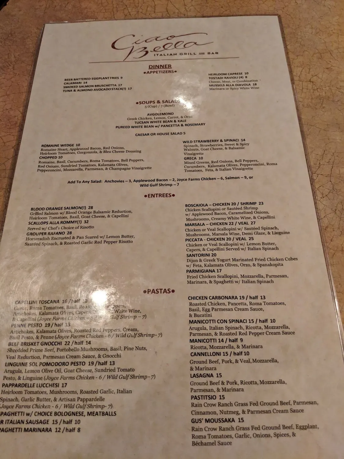 Menu 4