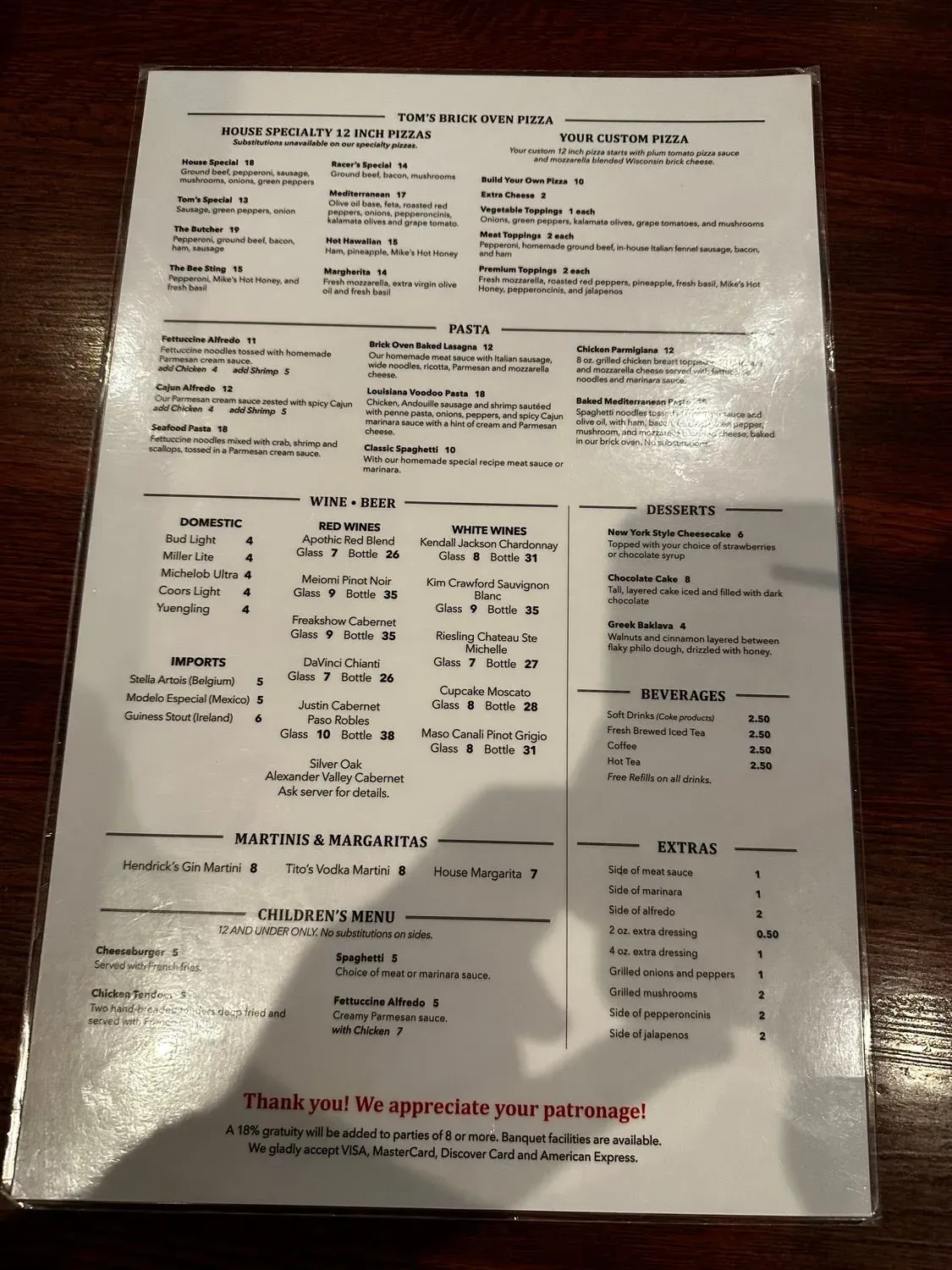 Menu 3