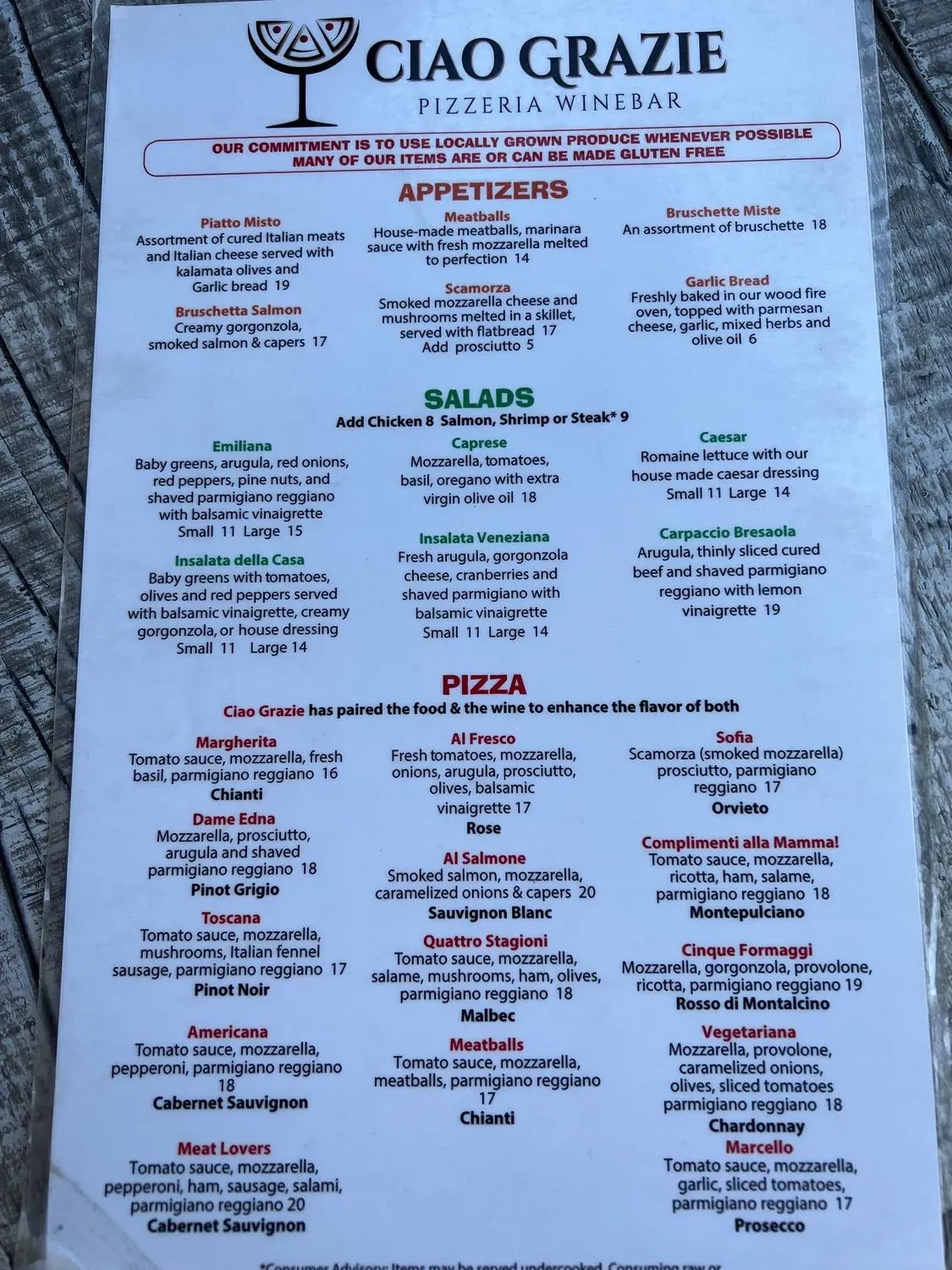 Menu 5