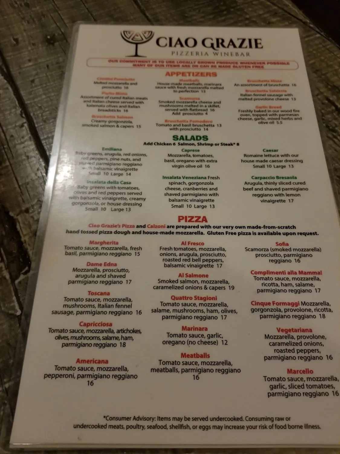 Menu 6