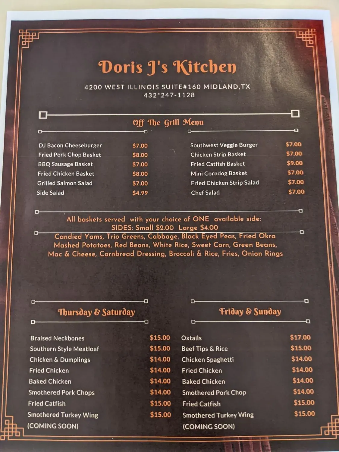 Menu 3