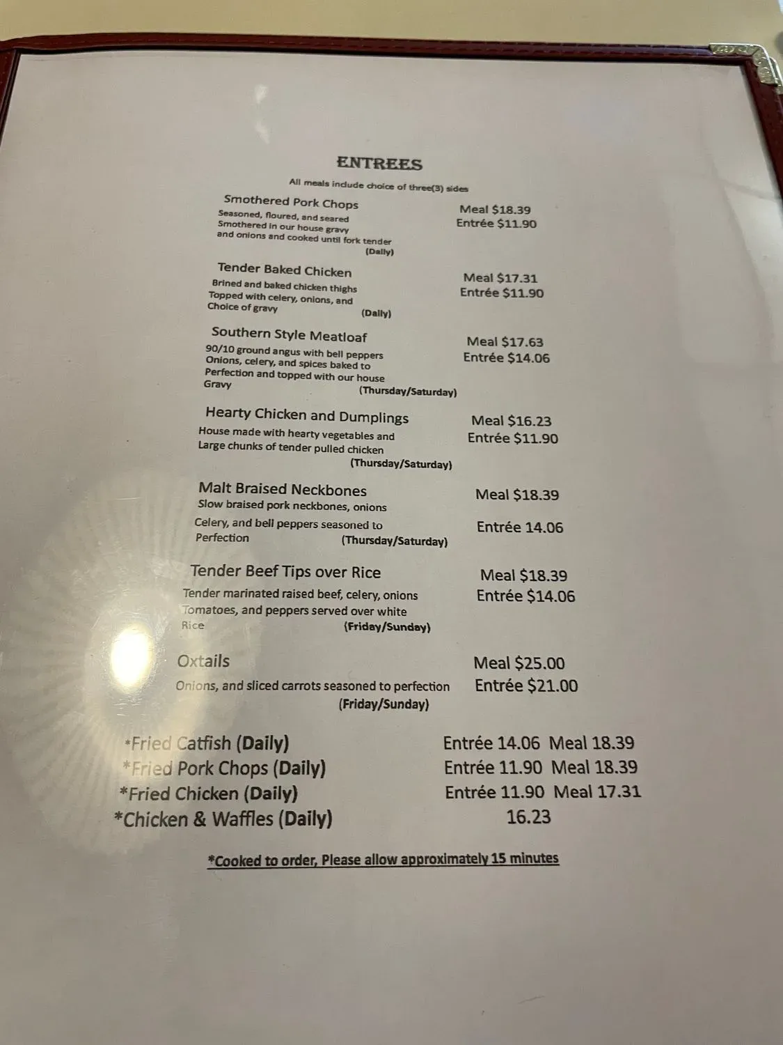 Menu 6