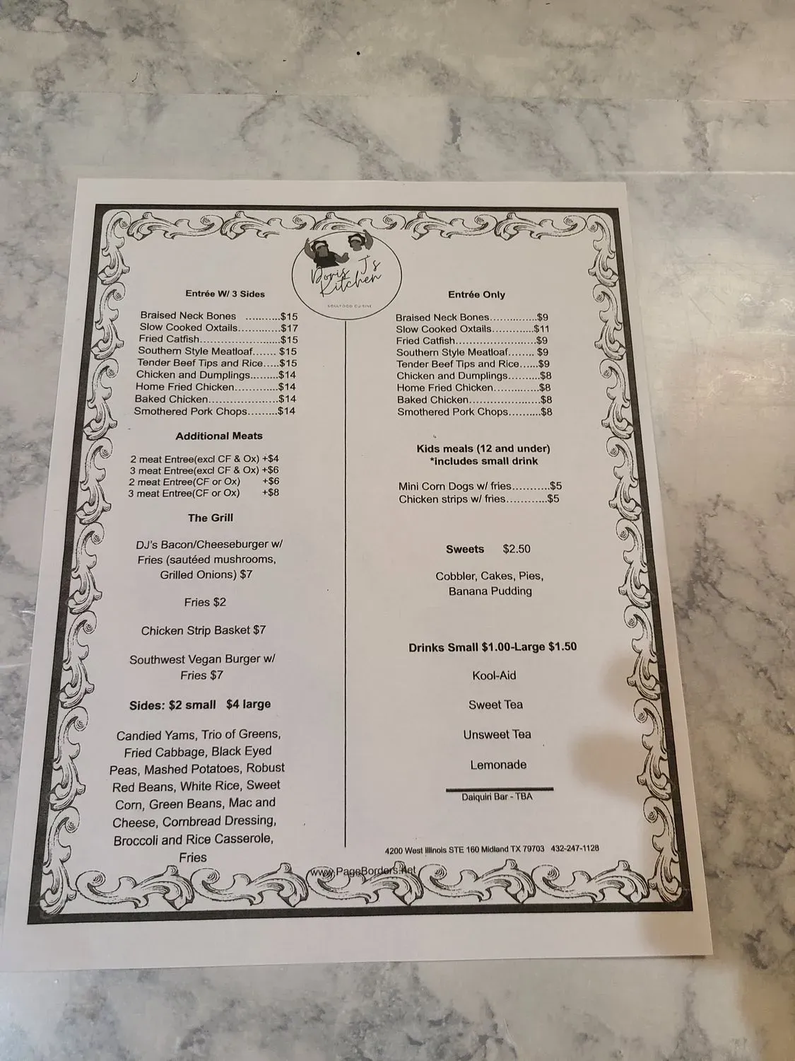 Menu 5