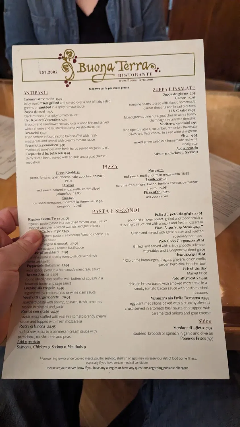 Menu 2