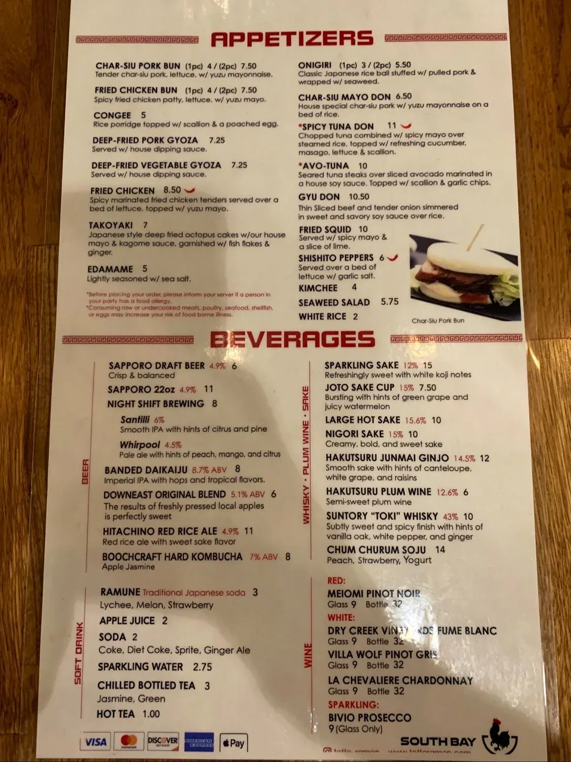 Menu 6