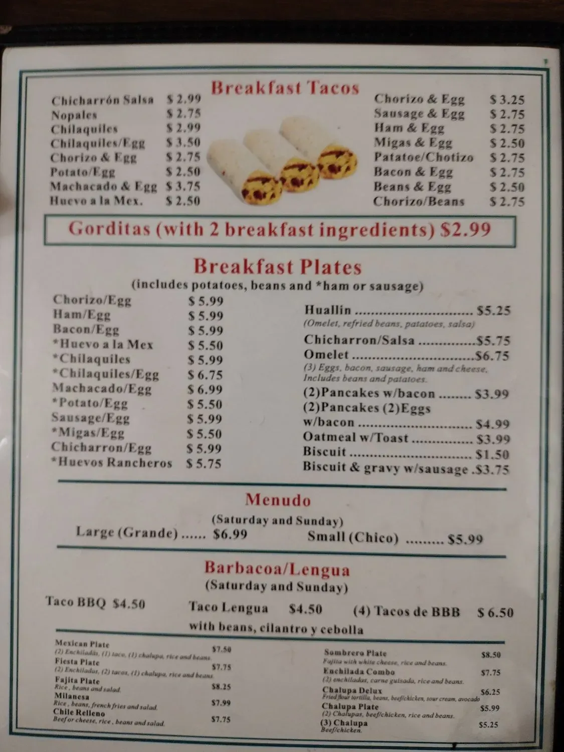 Menu 2