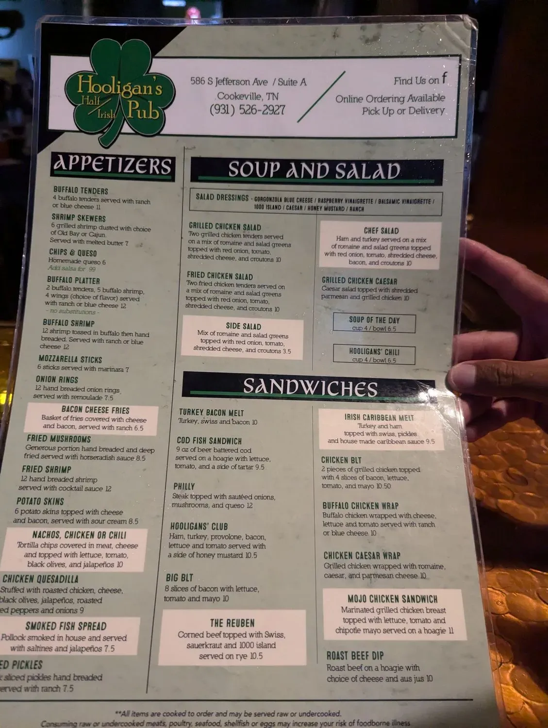 Menu 3