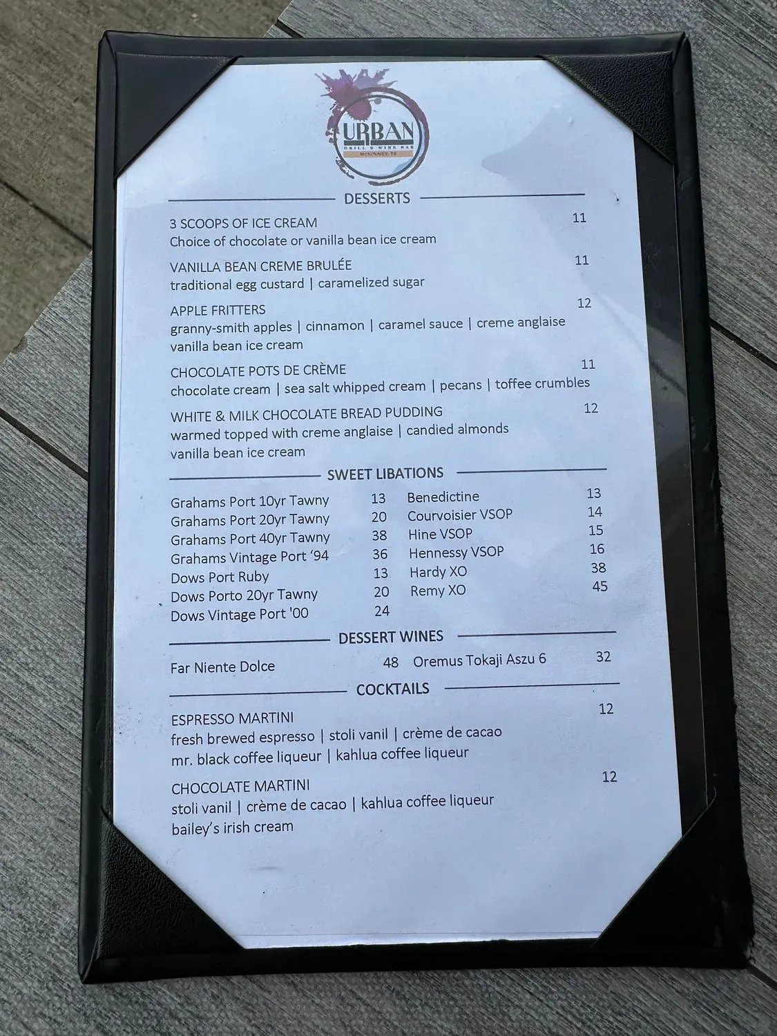 Menu 4