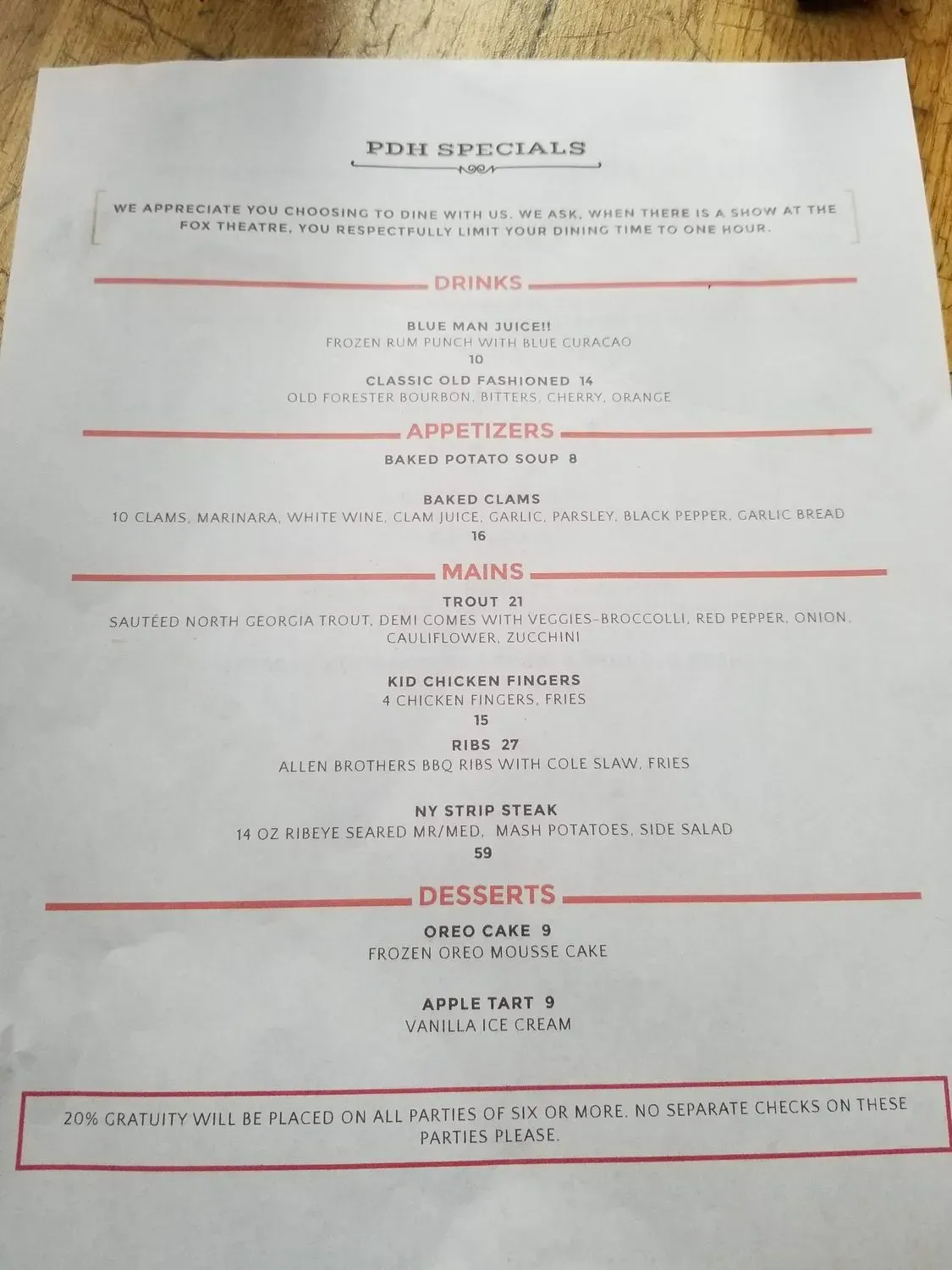 Menu 2