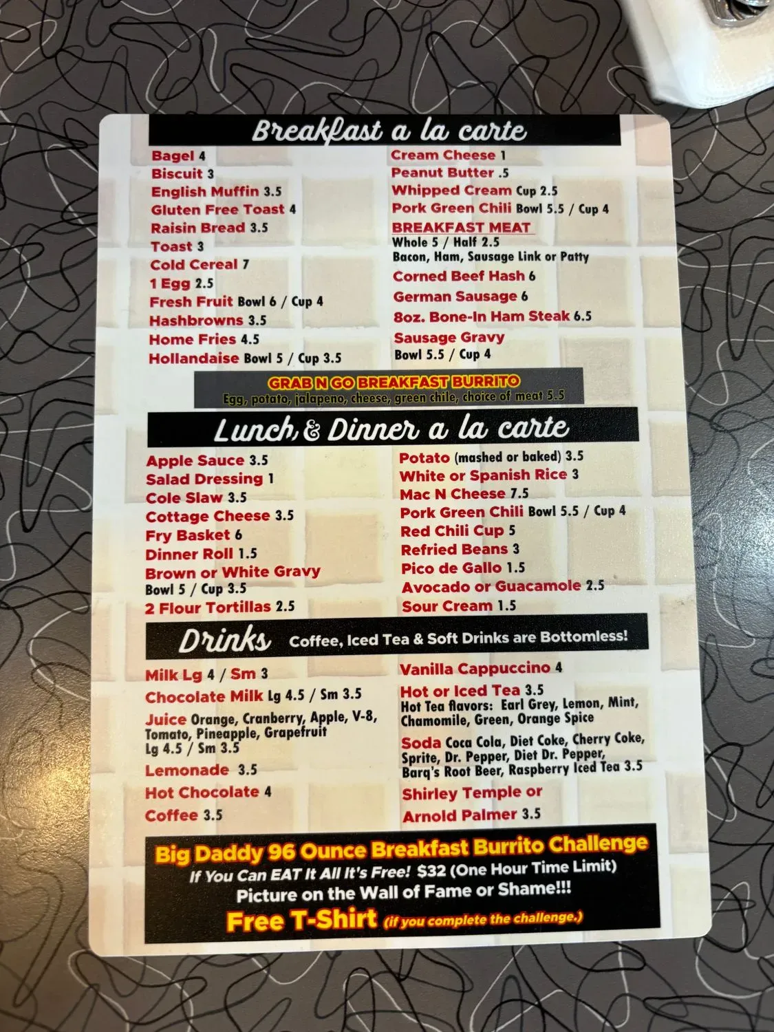 Menu 4