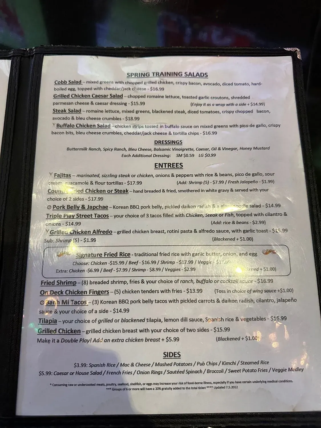 Menu 4