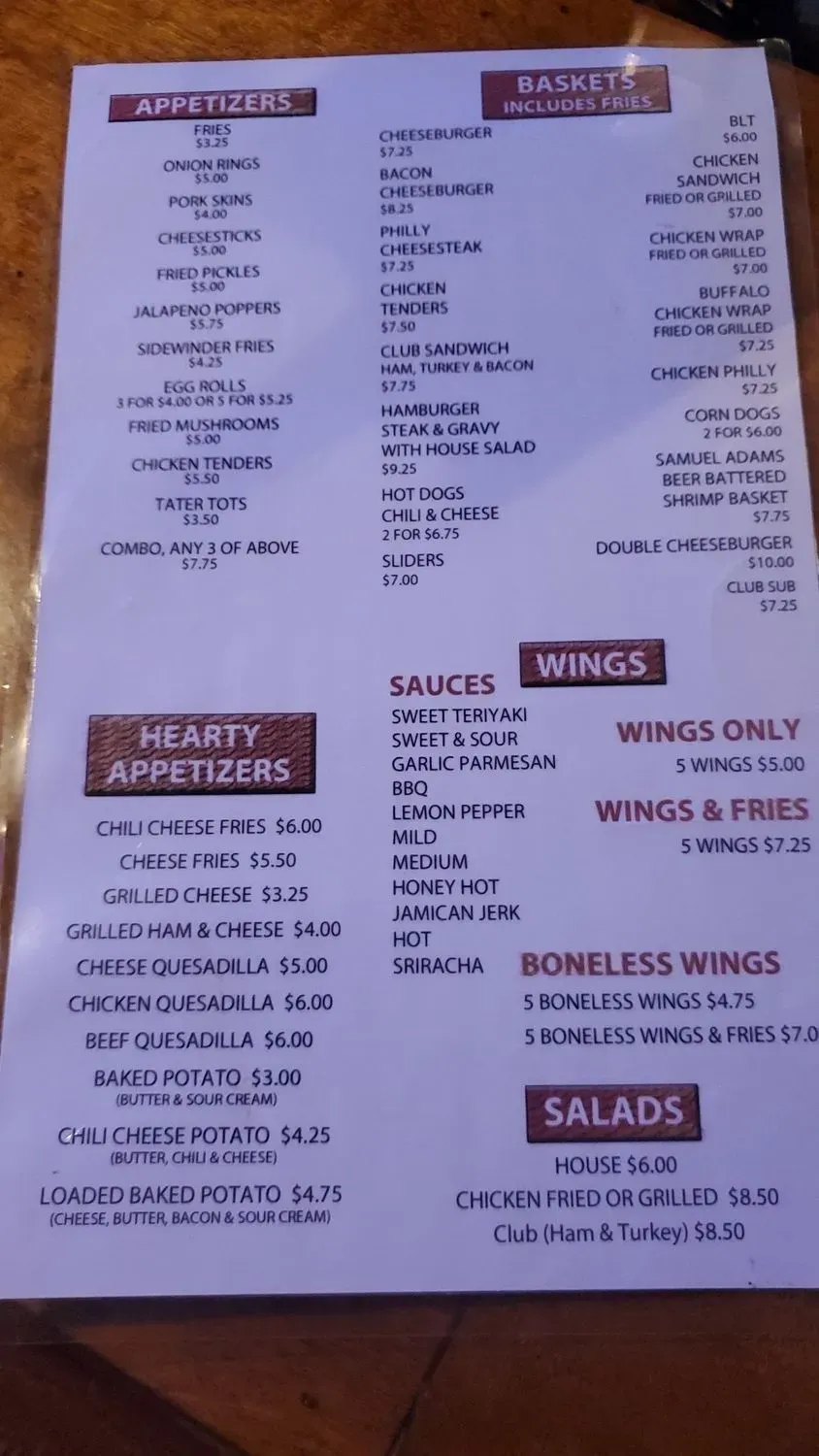 Menu 2