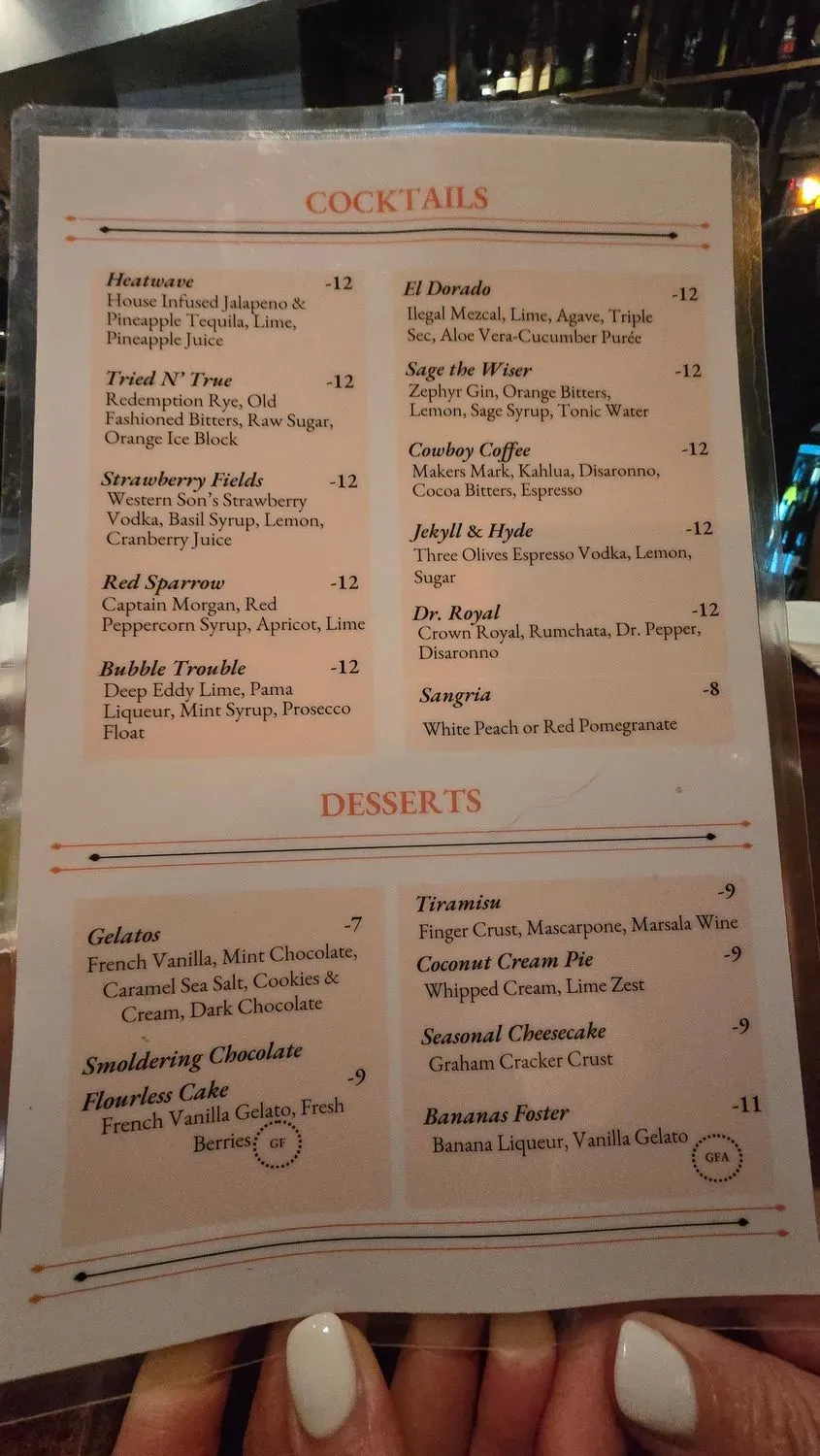 Menu 5