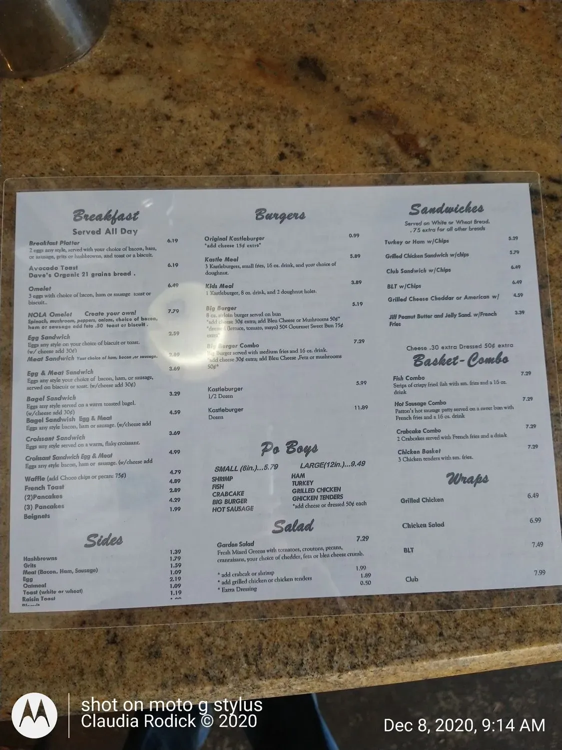 Menu 2