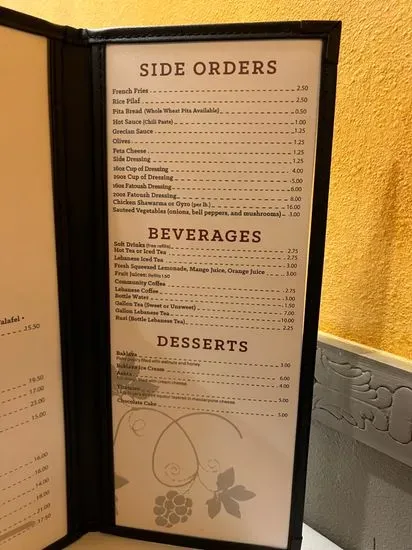 Menu 3